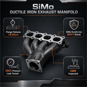 Nuevo Colector de Escape de Hierro Dúctil SiMo de Alto Rendimiento para ISX-OEM, Fundición Personalizada, Inspección CMM, Prueba de Fugas al 100% - Product Image 4