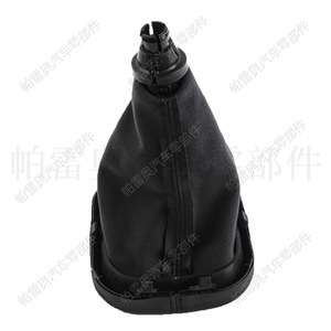 Palanca de Cambios de Cuero para Volkswagen Golf 4 Gti Caddy, 6 Velocidades, Línea Negra, Ergonómica - Product Image 3