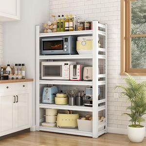 Estantería Yan En independiente de 6 niveles, blanca, para almacenamiento en la sala de estar, biblioteca, con ruedas - Product Image 5