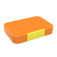 Boîte à bento de pique-nique portable pour étudiants Tritan de qualité alimentaire multi-compartiments sans BPA Design pailleté