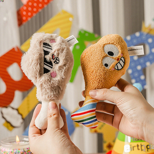 थोक नए डिजाइन टिकाऊ च्यू खिलौने भरे हुए प्लश पालतू जानवर कुत्ते के लिए खिलौना चिकन पैर खिलौना - Product Image 1