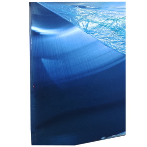 מראה מוברש נירוסטה סליל כחול ואקום צבע ציפוי שכבת ציפוי מוברש לסיים נירוסטה לקישוט המסעדה קישוט - Product Image 1