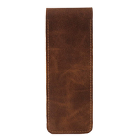 Pochette pour stylos personnalisée Pochette pour stylo à bille de qualité Housse en cuir personnalisée avec couture