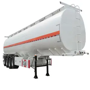 4 Axles Liquid Tanker Trailer For Oil Fuel Diesel Of 45000L Volume