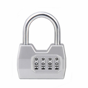 Combination Pad Lock Zinc Alloy Rectangular 7mm Shackle Indoor Outdoor Use Mechanical Lock HD04 S - Product Image 2