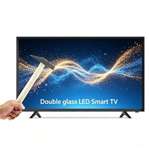 ทีวีสมาร์ท LED จอคู่ ขนาด 32-65 นิ้ว 4K QLED AI Upscaling สำหรับเล่นเกมส์ ใช้ในโรงแรม HDTV - Product Image 1