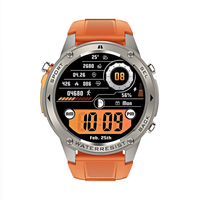Montre connectée de sport robuste 2026 DM56 GPS pour l'extérieur, écran AMOLED, GPS double bande, baromètre, boussole, montres connectées sportives personnalisables
