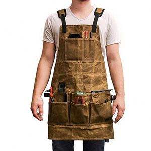 Nuevo Delantal de Trabajo Unisex de Cuero, Resistente al Desgaste y a las Manchas, Diseño sin Mangas para Productos de Limpieza - Product Image 2