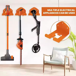 Organisateur d'outils mural en métal durable et peu encombrant et kit d'installation - <span class=keywords><strong>pour</strong></span> tondeuses à gazon, débroussailleuses et équipements <span class=keywords><strong>de</strong></span> <span class=keywords><strong>jardin</strong></span> - Product Image 4