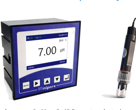 Minipore 8500 Online pH Meter with Sensor Water Treatment pH Analyzer for Chemical/ Pharmaceutical Industry