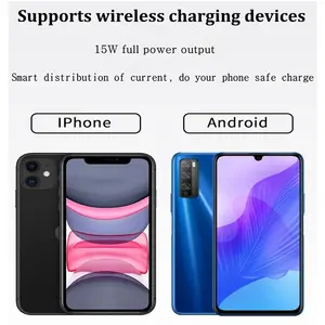 Cargador inalámbrico para coche de 15W, carga rápida dual USB QC3.0 tipo C para Toyota Highlander/Crown Kluger 2022 - Product Image 5