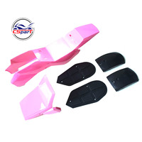 Kit de carénage en plastique cnc, couvercle de plaque de garde-boue pour Mini Moto, Quad ATV vélo 47cc 49cc