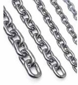 DIN766 DIN763 DIN5685 Padrão galvanizado Link Chain Aço carbono Roller Conveyor Chain com acabamento em zinco - Product Image 5