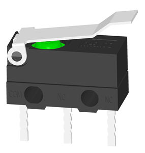 Interruptor MT5 SPDT IP67, Nuevo Diseño a Prueba de Polvo, Subminiatura, Micro, 5A 250VAC, Plástico y Metal, 1.000.000 Ciclos de Vida Mecánica - Product Image 3