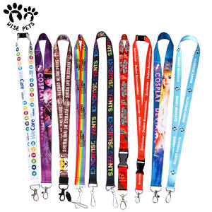 Vente en gros Porte-cartes d'identité personnalisé imprimé par sublimation Courroie de cou en polyester <span class=keywords><strong>Longe</strong></span> pour étui de téléphone portable avec anneau en <span class=keywords><strong>caoutchouc</strong></span> et silicone - Product Image 5