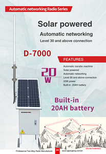 KangLong Fuente de Alimentación Solar, Repetidor de 20W con Batería UHF Digital Integrada de 20AH, Conexión Multinivel, Conexión Automática, Conexión Automática - Product Image 2