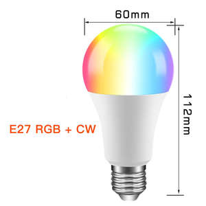 <span class=keywords><strong>Ampoule</strong></span> connectée Matter Wi-Fi 9W 10W 12W RGB RGBCW RGBCT E26 E27 B22 compatible <span class=keywords><strong>HomeKit</strong></span> Alexa Google Home - Product Image 2