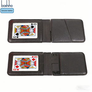 กระเป๋าสตางค์ Boshiho Flick Magic Wallet สำหรับผู้ชายและผู้หญิง ดีไซน์มินิมอล พร้อมช่องใส่บัตร RFID  กระเป๋าหนังทรงบาง - Product Image 5