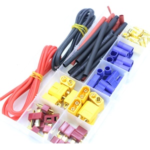 Adaptador de enchufe hembra macho con cable de silicona y tubo retráctil para Dron RC <span class=keywords><strong>FPV</strong></span>, XT60 XT90 EC3 EC5 - Product Image 6
