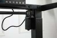 Bureau de jeu ergonomique Ada à hauteur réglable avec moteur électrique unique pour ordinateur portable et ordinateur de bureau