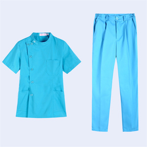 Vente en gros d'uniformes hospitaliers professionnels en coton polyester unisexe, blouse de laboratoire pour médecins et infirmières - Product Image 3