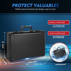 Free sample Custom Printed <b>Waterproof</b> With Handle Zipper <b>Storage</b> <b>Box</b> Electronic Watch Hard Shell Carrying With Foam Eva - Product Image 2