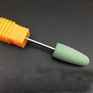 Puntas de silicona ovaladas para taladro de uñas, cabezal de pulido para manicura, para alisar puntas de uñas acrílicas - Product Image 5