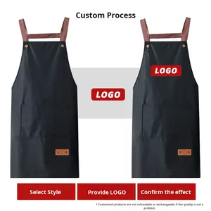 Grembiule Impermeabile e Antimacchia con Bretelle in PVC Stampato, Moderno e Oversize per Uomo e Donna - Product Image 2