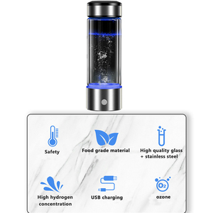 <span class=keywords><strong>Precio</strong></span> barato de vidrio de acero inoxidable tranquilo fácil llevar recargable electrólisis Japón agua generador de hidrógeno - Product Image 4