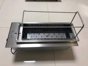 Lò nướng than hoa tự động xoay bằng thép không gỉ 110V/220V, lò nướng xiên quay điện tự động cho nhà hàng - Product Image 5