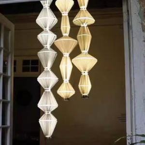 โคมไฟตั้งพื้นสำหรับตกแต่งกระโปรงขึ้นลงใต้พื้นแบบยืดออกได้โคมไฟดอกไม้ด้านหลัง - Product Image 6