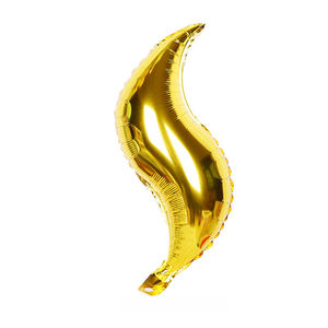 Globos de papel de aluminio en forma de S de 18 pulgadas con llama de pétalo de cola de pez para Navidad, Halloween, fiestas de graduación, decoraciones para festivales de bodas - Product Image 6