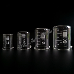 Bécher en verre borosilicaté 100 ml, résistant à la chaleur, gradué, épaissi, pour laboratoire et enseignement - Product Image 2