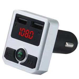 Accesorios para Automóviles Baratos X24 Adaptador Estéreo <span class=keywords><strong>de</strong></span> Audio MP3 Inalámbrico Transmisor FM BT <span class=keywords><strong>Modulador</strong></span> Llamadas Manos Libres Cargador para Automóvil - Product Image 2