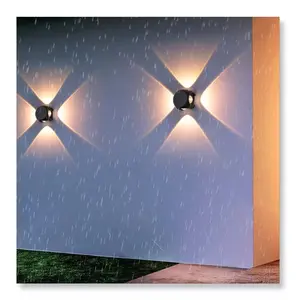 Luce da parete a LED per luci da parete verso l'alto e verso il basso 12W per la casa all'aperto