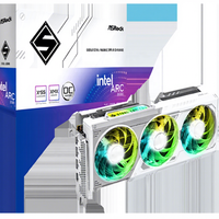 Nouvelle carte graphique de bureau Intel Arc B580 Steel Legend 12 Go OC GDDR6 avec ventilateur pour jeux vidéo