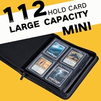 Álbum de Fotos Torson de 4 Bolsillos para 112 Tarjetas Coleccionables de 3" x 4" (35pt), Resistente al Agua, para TCG, MTG, Pokémon