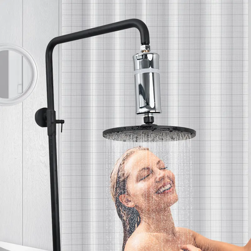 The New Listing Beauty Shower To Improve Skin Of Electroplated Shower Filter Use In Bathroom With Mult-Filtering