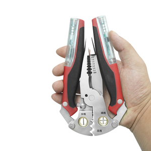 <span class=keywords><strong>Pince</strong></span> multifonction isolée pour électricien en acier au chrome-vanadium, dénudeur et sertisseur de fils DIY pour cuivre/acier - Product Image 4