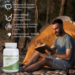 जुलूंग निजी लेबल पूरक सेरापटेस एंजाइम कैप्सूल 60000 सेरापटेस पाउडर कैप्सूल - Product Image 5