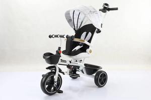 Tricycle Bébé 4-en-1 à Prix Usine avec Housse de Siège, Vélo d'Équilibre à 3 Roues pour Enfants avec Pédales et Guidon Musical - Product Image 4