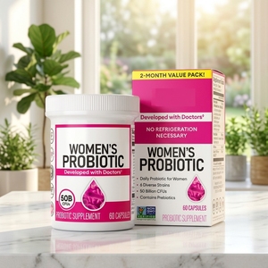 Vente en gros de probiotiques BIOCRICH 60 milliards d'UFC, soutien immunitaire pour adultes, capsules de probiotiques, capsules de psyllium - Product Image 3