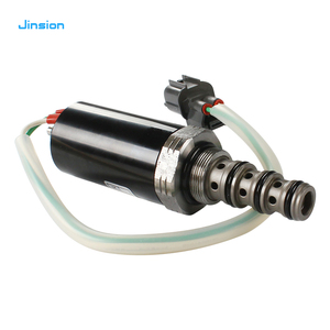 Jinsion วาล์วขดลวดแม่เหล็กไฟฟ้าสำหรับรถขุด, อุปกรณ์เสริมสำหรับ SG200-2-5เดินทาง YN35V00004F2 KDRDE5K-20/30C12A-101สำหรับ <span class=keywords><strong>kobelco</strong></span> <span class=keywords><strong>200</strong></span>-2 <span class=keywords><strong>200</strong></span>- - Product Image 5