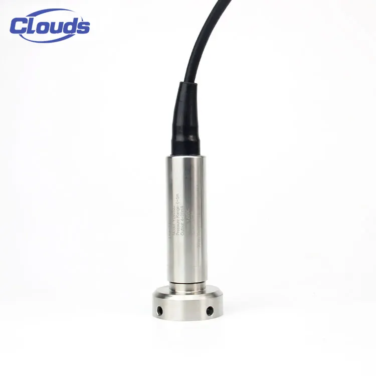 Clouds Industry Tank Level Sensor Probe Pressure Switch Liquid Fuel Stainless Steel 4-20ma Submersible Water Transmitter