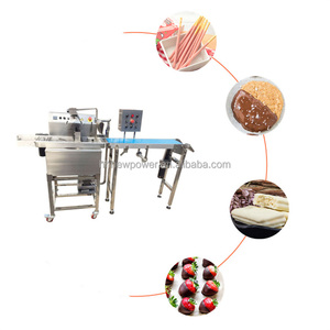 เครื่องเคลือบช็อกโกแลตขนาดเล็ก ราคาประหยัด พร้อมสายพานทำความเย็น - Product Image 6