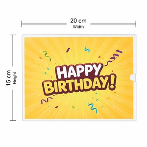 Carte d'anniversaire créative 3D pop-up, carte de vœux amusante découpée au laser, design personnalisé, cadeau pour les réunions de classe - Product Image 3