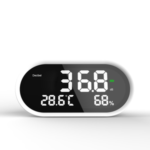 Hygrothermographe sonomètre pour la détection du bruit, analyseurs de gaz, matériau ABS, couleur blanche - Product Image 1
