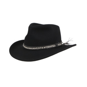 Sombrero <span class=keywords><strong>de</strong></span> vaquero <span class=keywords><strong>de</strong></span> <span class=keywords><strong>moda</strong></span> Huayihats 100% sombrero occidental <span class=keywords><strong>de</strong></span> fieltro <span class=keywords><strong>de</strong></span> lana australiana para hombres vaquero - Product Image 1