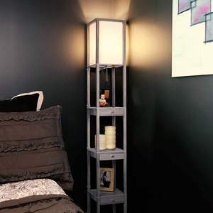 Étagères flottantes décoratives en <span class=keywords><strong>canne</strong></span> de bambou naturel antique Support de rangement mural à bas prix pour armoires de vêtements de chambre à coucher - Product Image 4