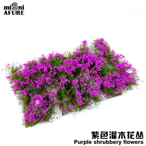 135 187 Artificielle Coloré Arbuste et Vigne Végétation Scène Herbe Miniature Architecture Ho Échelle Modèle pour Ho Échelle Train - Product Image 2